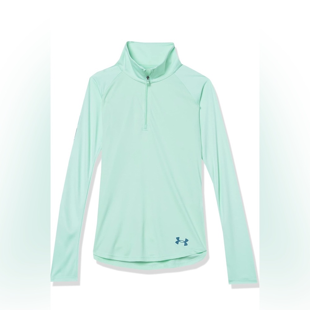 Under Armour Girls' Tech Graphic Half-Zip T-Shirt